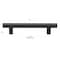 Gliderite Hardware 5-1/16 in. Center to Center Hexagon Bar Pull Matte Black 4791-128-MB-1 - alternate 2